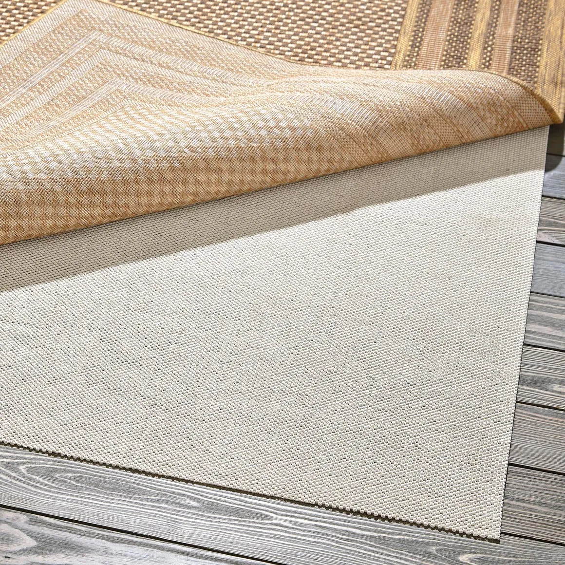 3' x 5' Eco Rectangle Area Rug Pad Floor Protection Pad for Under Rugs & Carpet Non-Slip Durable Rubber Underlayment