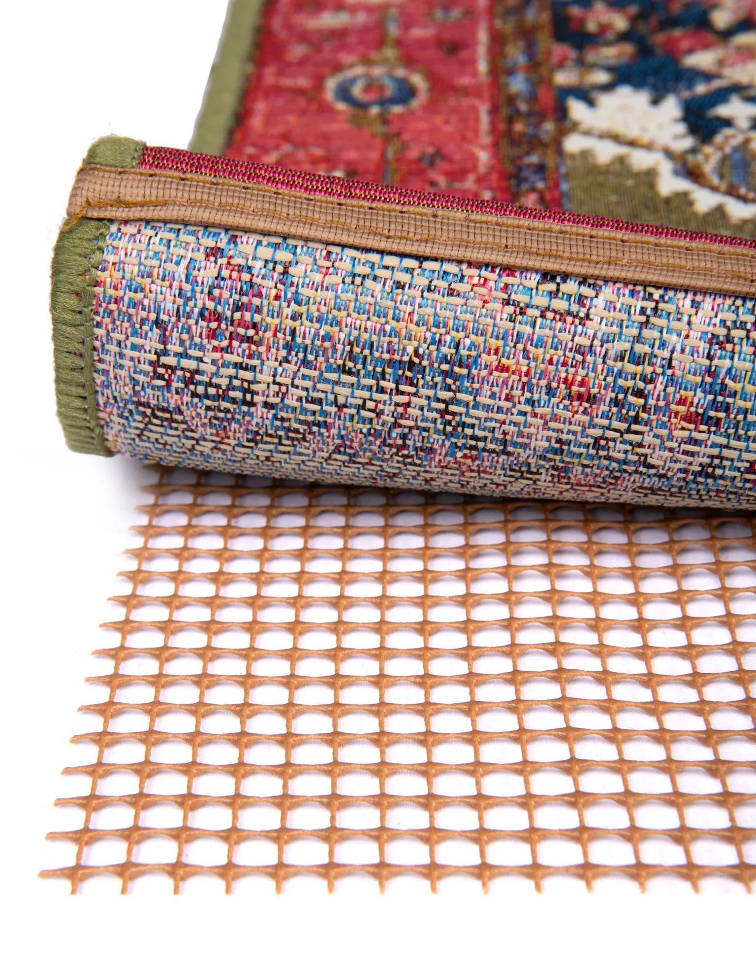 Brown 9' 10 x 13' Outdoor Rectangle Area Rug Pad Floor Protection Pad for Under Rugs & Carpet Weather Resistant for Patio, Deck, Terrace, Balcony, Porch